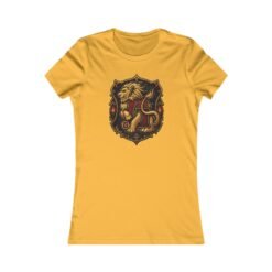 House of Lion – Women’s T-Shirt – Bold Heart, Wizarding School Courage - Image 5