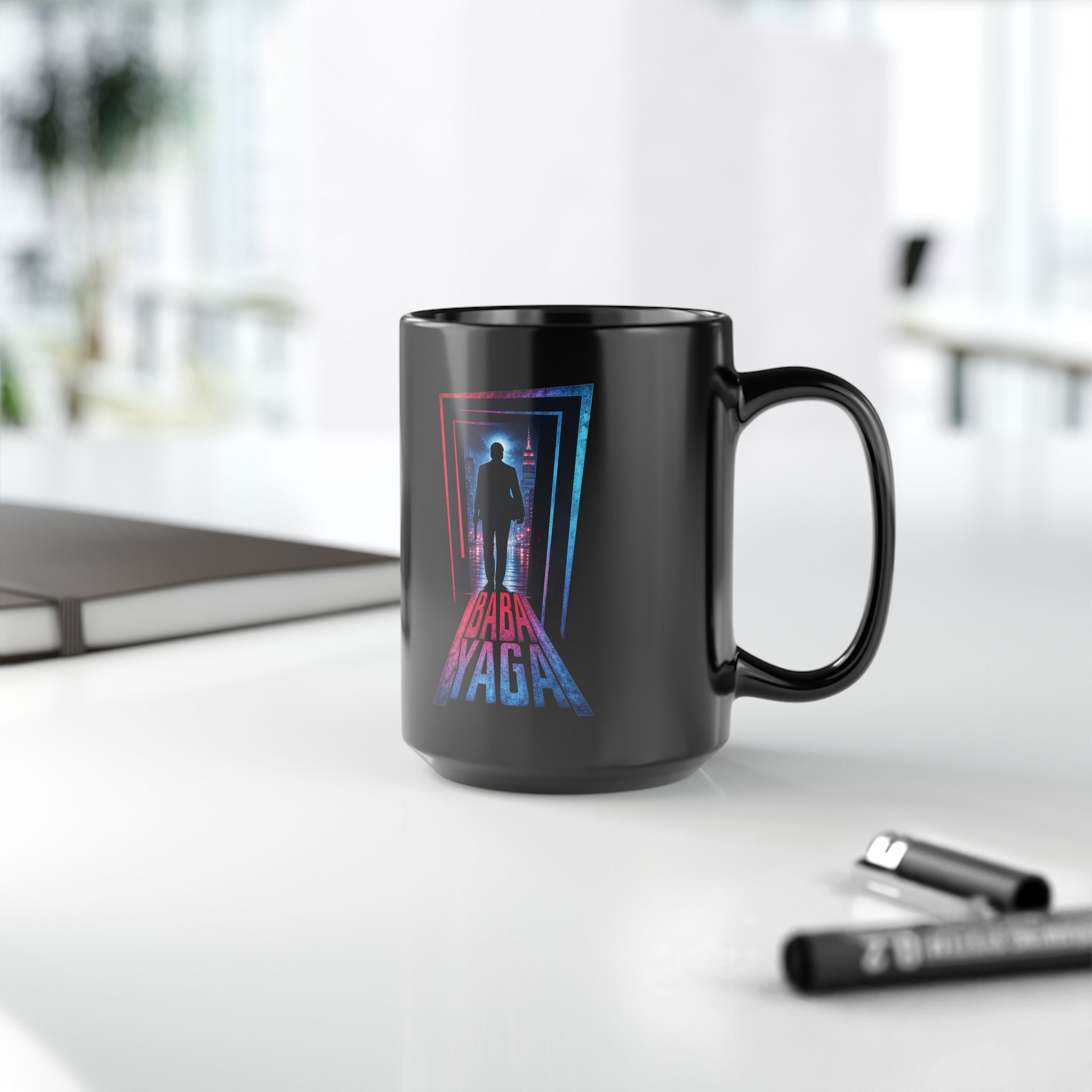 Baba Yaga – Black 11oz or 15oz Mug – Coffee for the Boogeyman - Image 14
