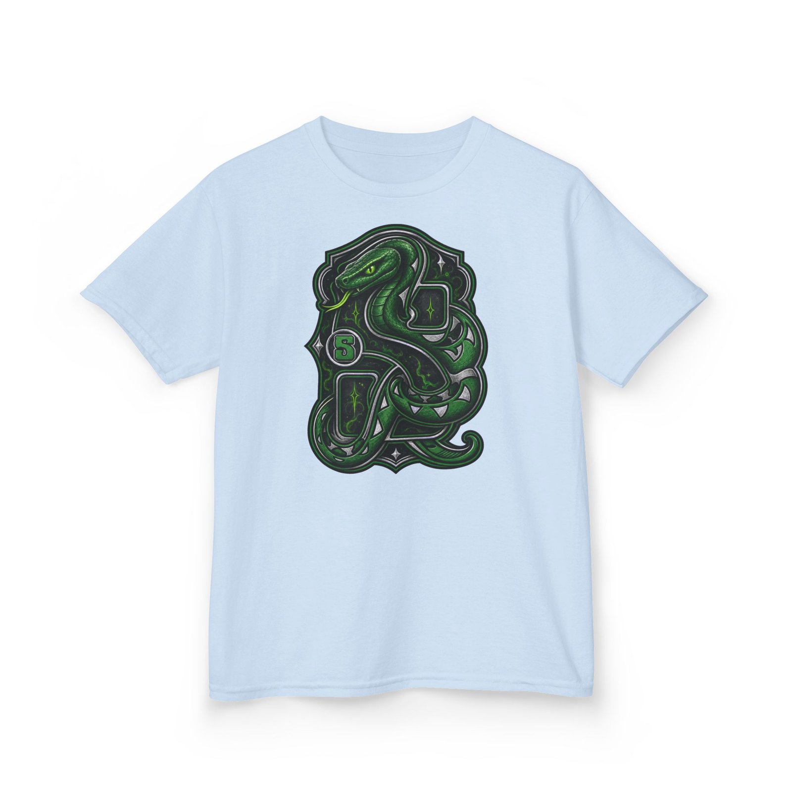 House of Snake – Kids T-Shirt – Young Wizards with Clever Plans - Image 7