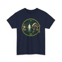 Alien Math – Unisex T-Shirt – Facehugger + Human = Xenomorph - Image 17
