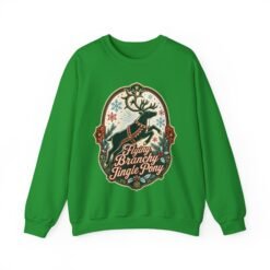 Flying Branchy Jingle Pony - Unisex Sweatshirt – Absurdly Festive - Image 14