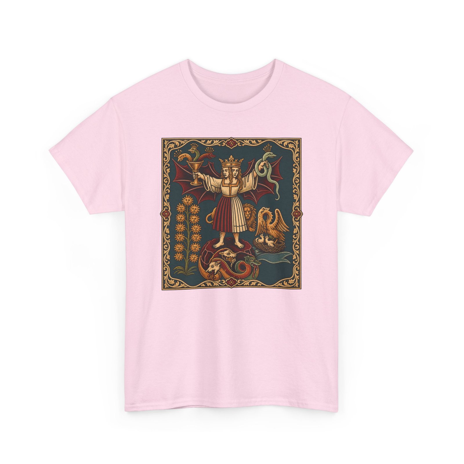 Medieval Alchemy – Unisex T-Shirt – Ancient Symbols & Arcane Knowledge - Image 18