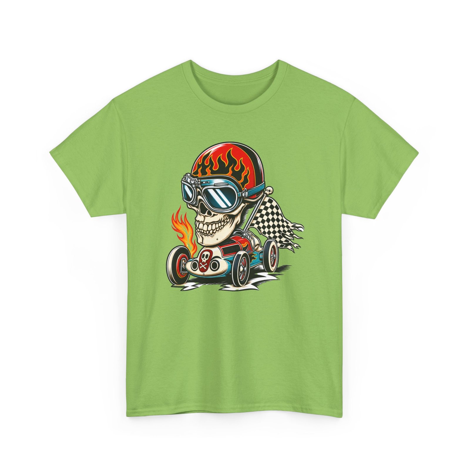 Death Race Skull – Unisex T-Shirt – Full Throttle to the Finish - Image 20