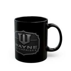 Wayne Enterprises – Black 11oz or 15oz Mug – Gotham’s Finest Fuel Source - Image 3