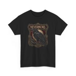 Nevermore – Unisex T-Shirt – Gothic Literature, Raven and Edgar Allan Poe - Image 20