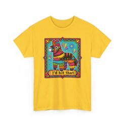 I’d Hit That – Unisex Funny Llama Piñata T-Shirt - Image 16