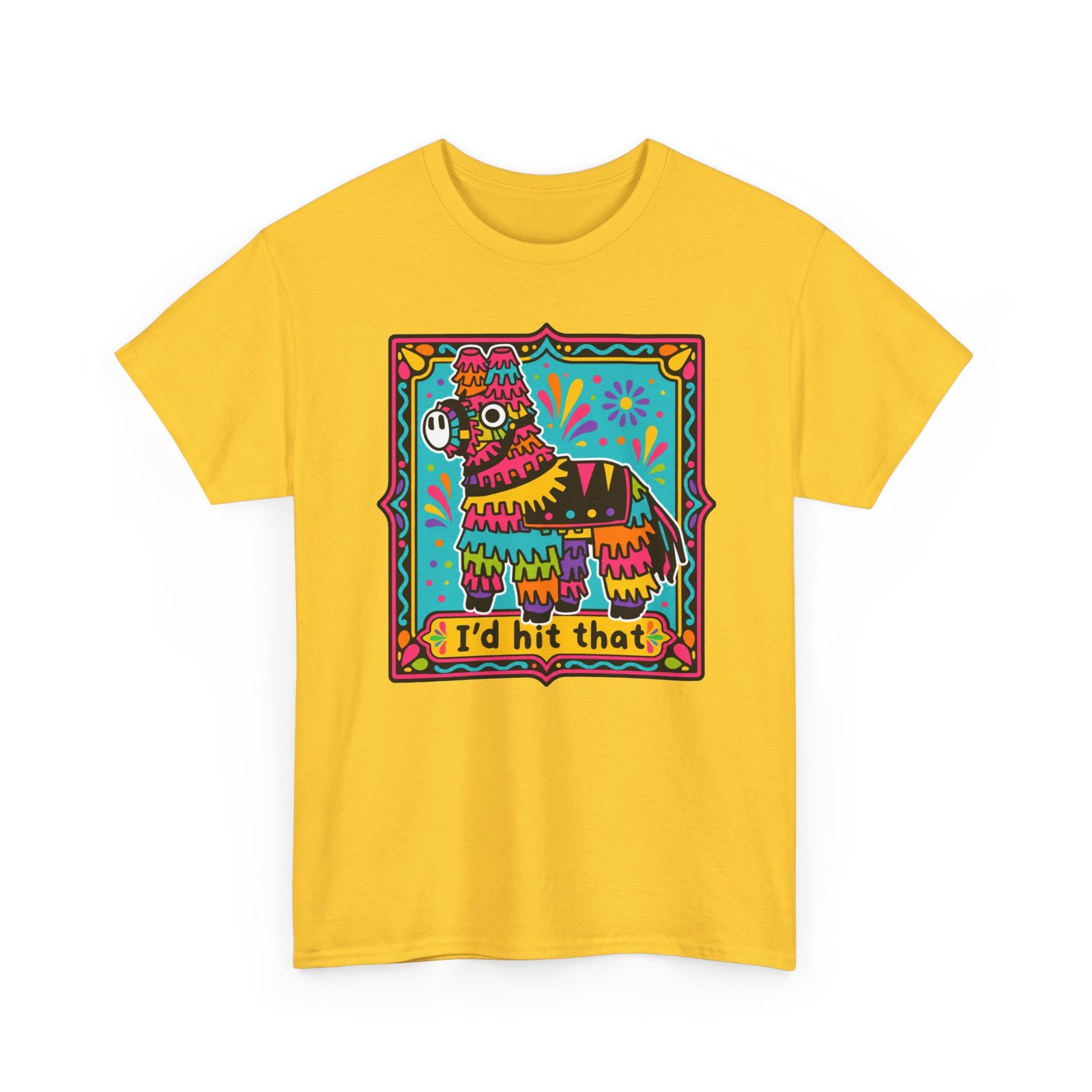 I’d Hit That – Unisex Funny Llama Piñata T-Shirt - Image 16