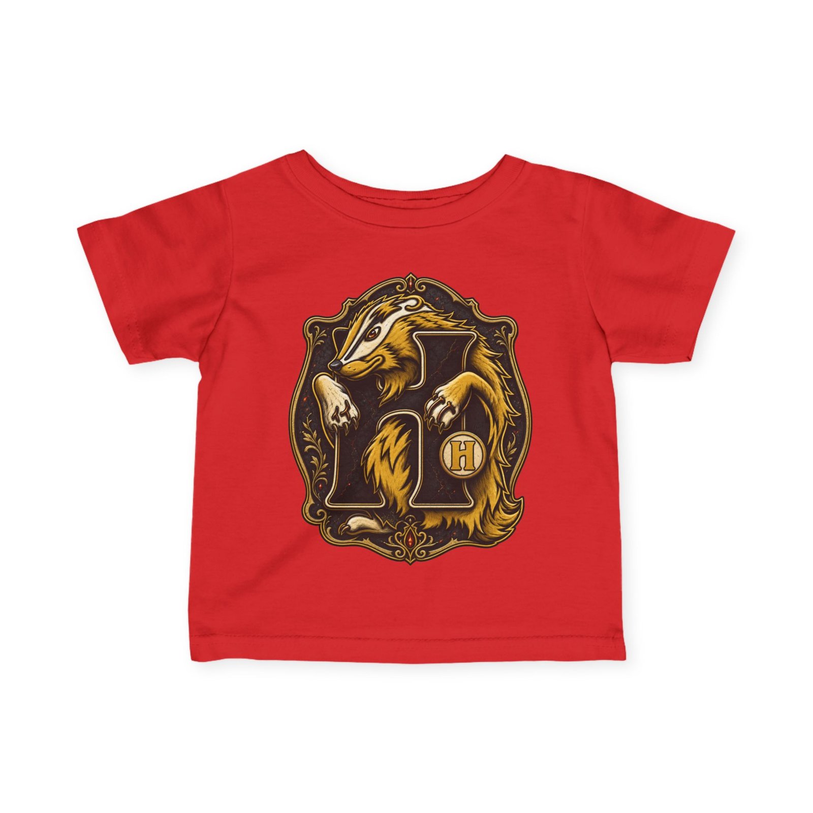 House of Badger – Toddler T-Shirt – Little Wizard, Big House Pride - Image 10
