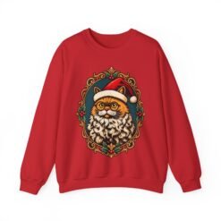 Santa Claws – Unisex Sweatshirt – Meowy and Bright - Image 15