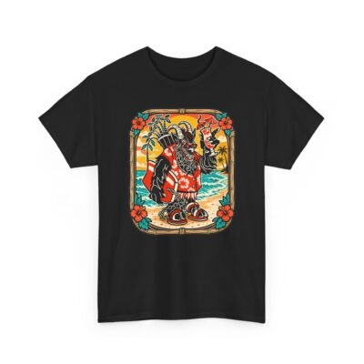 Krampus Island – Unisex T-Shirt – Naughty List, Meet Paradise
