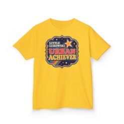 Little Lebowski Urban Achiever – Kids Unisex T-Shirt – Small Achievers, Big Attitude - Image 11