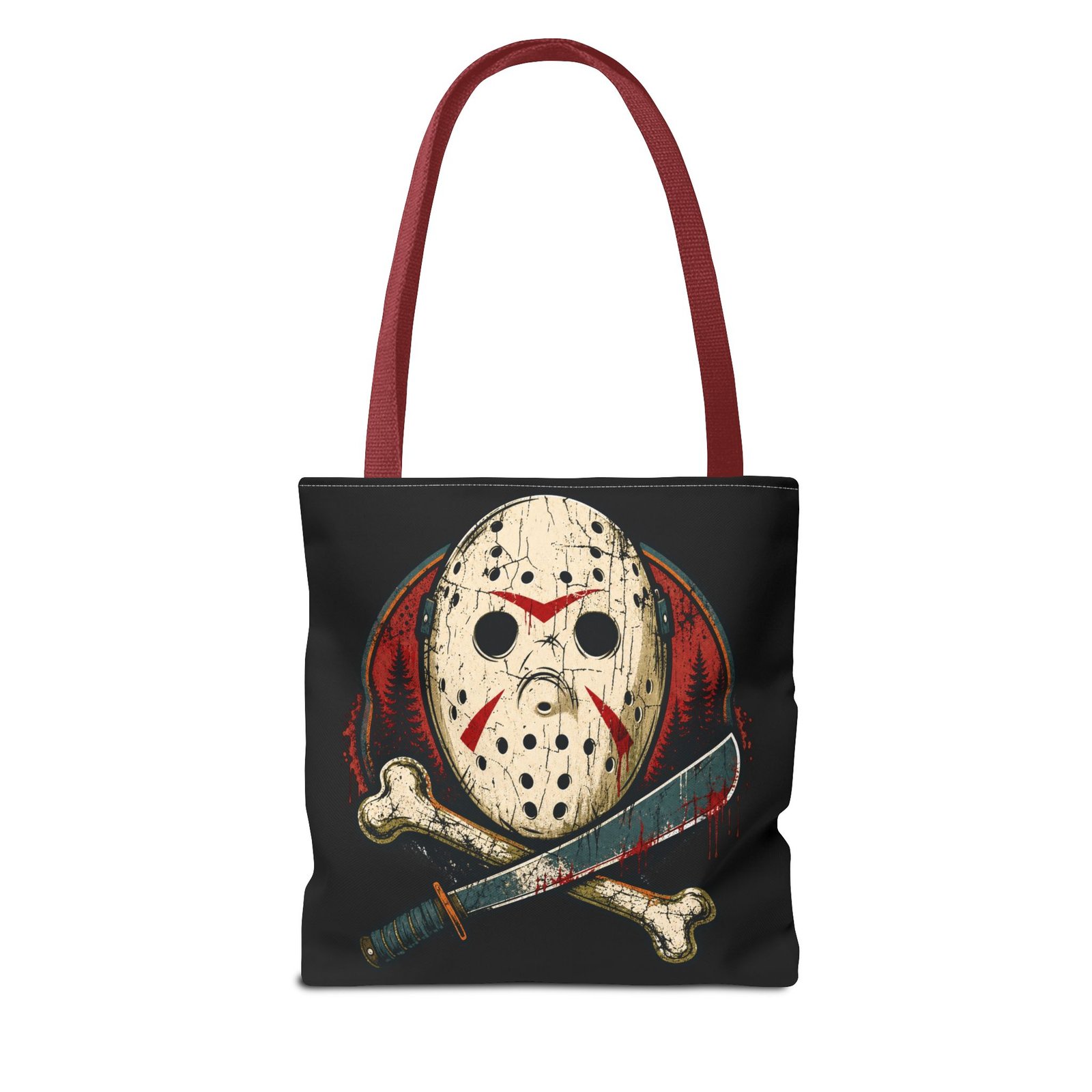 Jason Voorhees Jolly Roger - Tote Bag – Friday the 13th Horror - Image 14