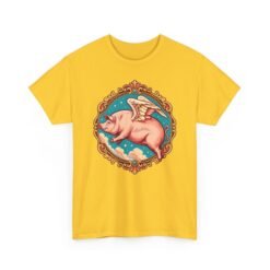 Flying Pig – Unisex T-Shirt – Well, Apparently Pigs Can Fly - Image 23
