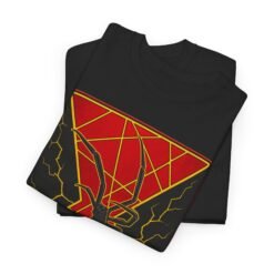 Black Widow – Unisex T-Shirt – Deadly Icon, Comic Book Style - Image 3