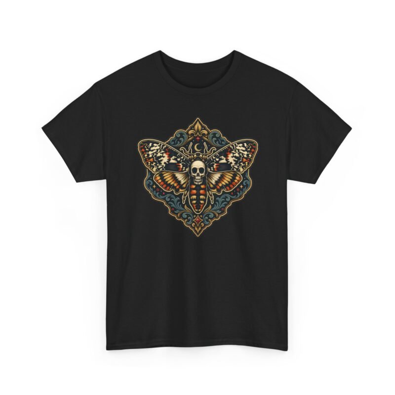🦋 Death's Head Moth Unisex T-Shirt – Elegantly Macabre