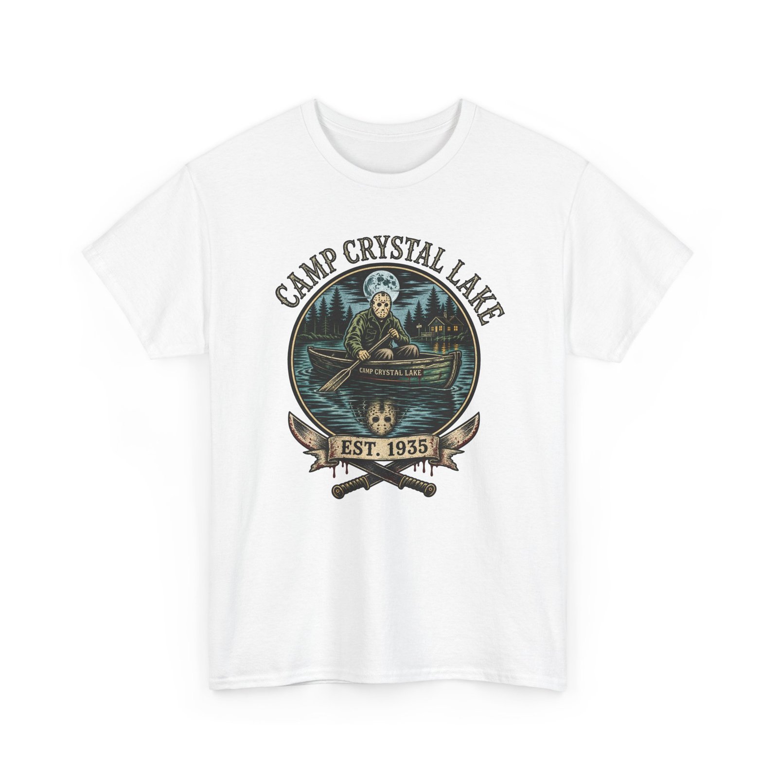 Camp Crystal Lake - Unisex T-Shirt – Friday the 13th Jason Voorhees Horror - Image 13