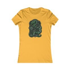 House of Snake – Women’s Cotton T-Shirt – Wizarding School Confidence and Clever Ambition - Image 5