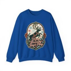 Flying Branchy Jingle Pony - Unisex Sweatshirt – Absurdly Festive - Image 18