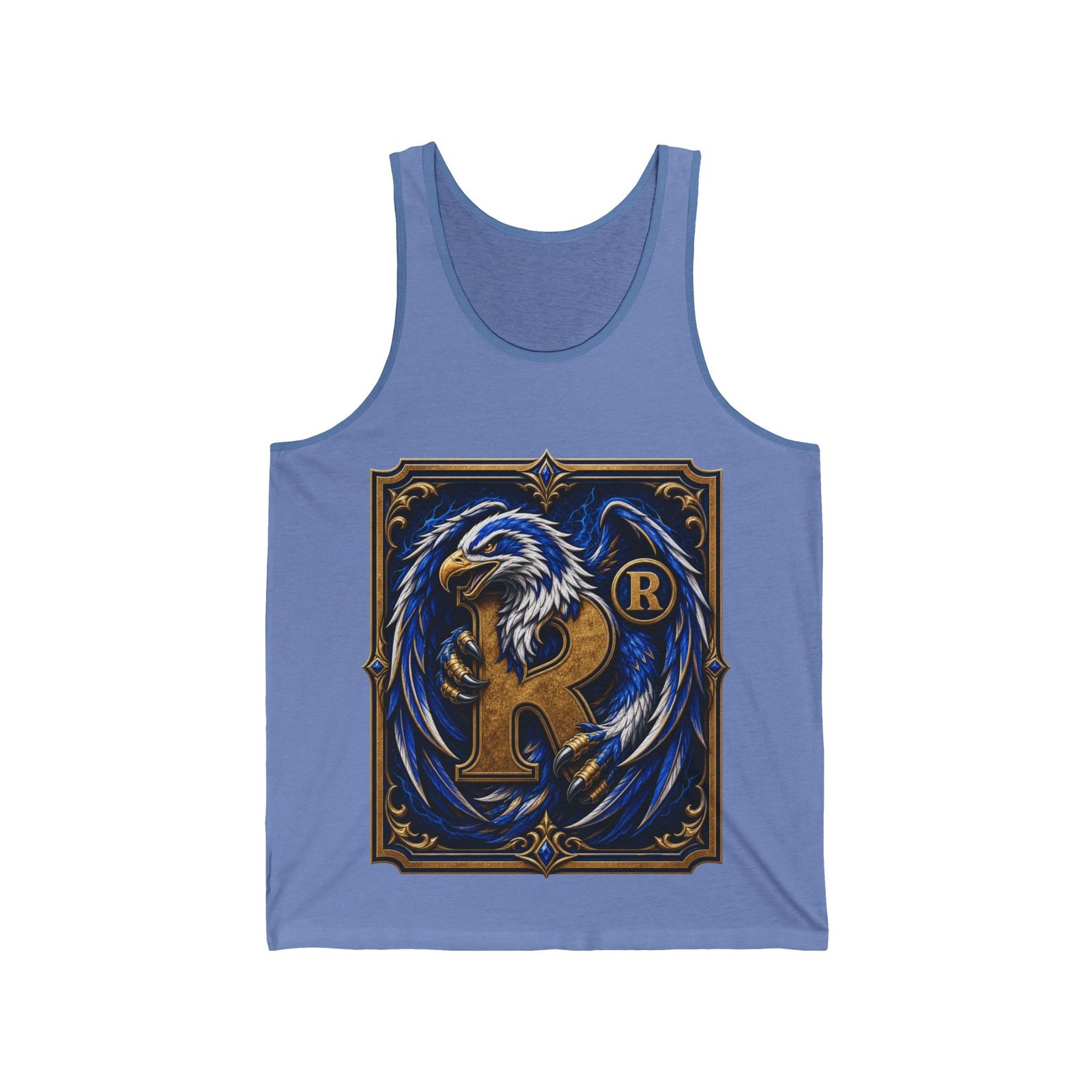 House of Eagle – Unisex Jersey Tank Top – Cool Wizarding School Style for Clever Minds - Image 9