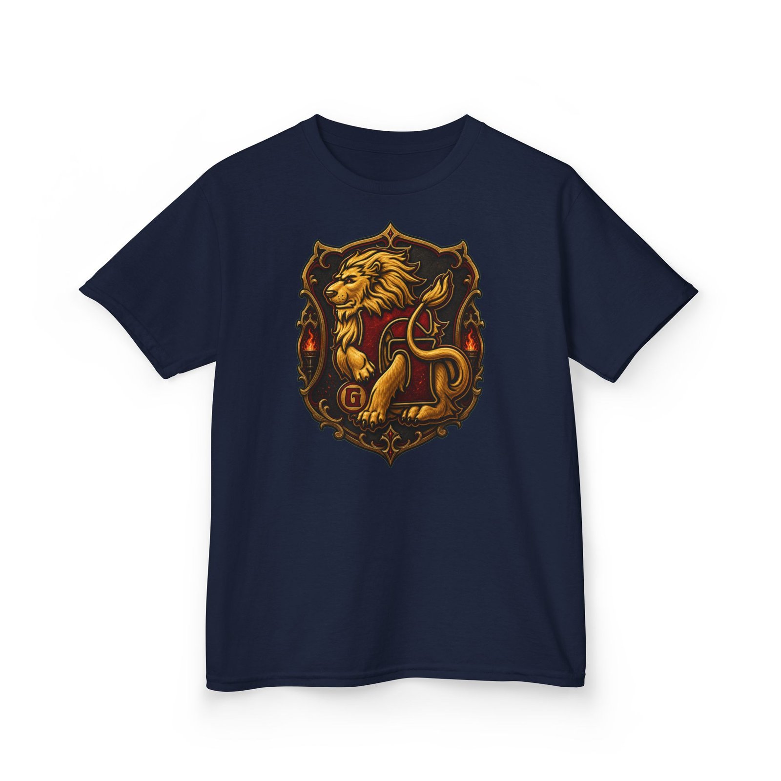 House of Lion – Kids Unisex T-Shirt – Young Wizards with Courage to Spare - Image 17