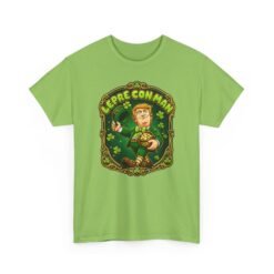 Lepre-Con Man – Unisex T-Shirt – Political Parody Meets St. Paddy’s Day