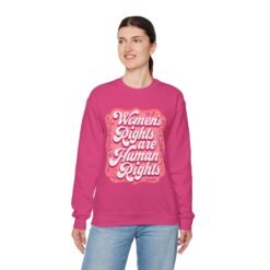 Women’s Rights Are Human Rights – Unisex Sweatshirt – Speak Up. Stay Warm. - Image 5