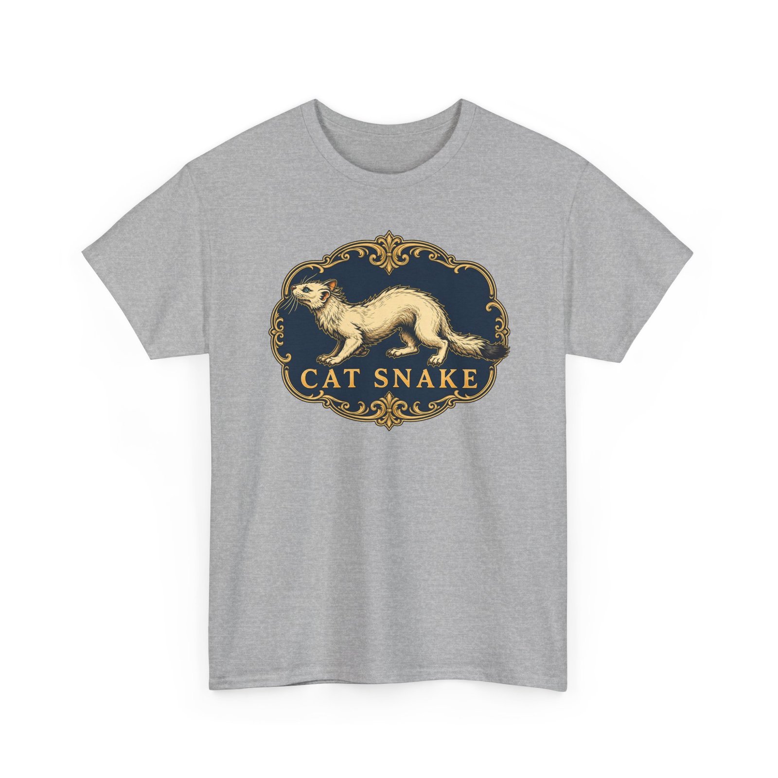 Cat Snake – Unisex T-Shirt – Long, Silly, and Full of Mischief