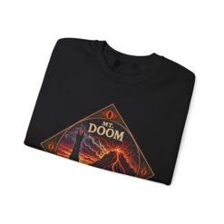 Alternative view of Mount Doom and Eye of Sauron – Unisex Sweatshirt – Dark Middle-earth Style