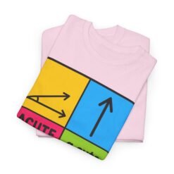 Alternative view of Acute Angle / A Cute Angel – Unisex T-Shirt – Geometry Has Never Been This Adorable