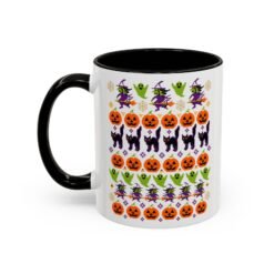 Alternative view of Halloween Ugly Sweater - Color Accent Mug – Sip Something Spooky