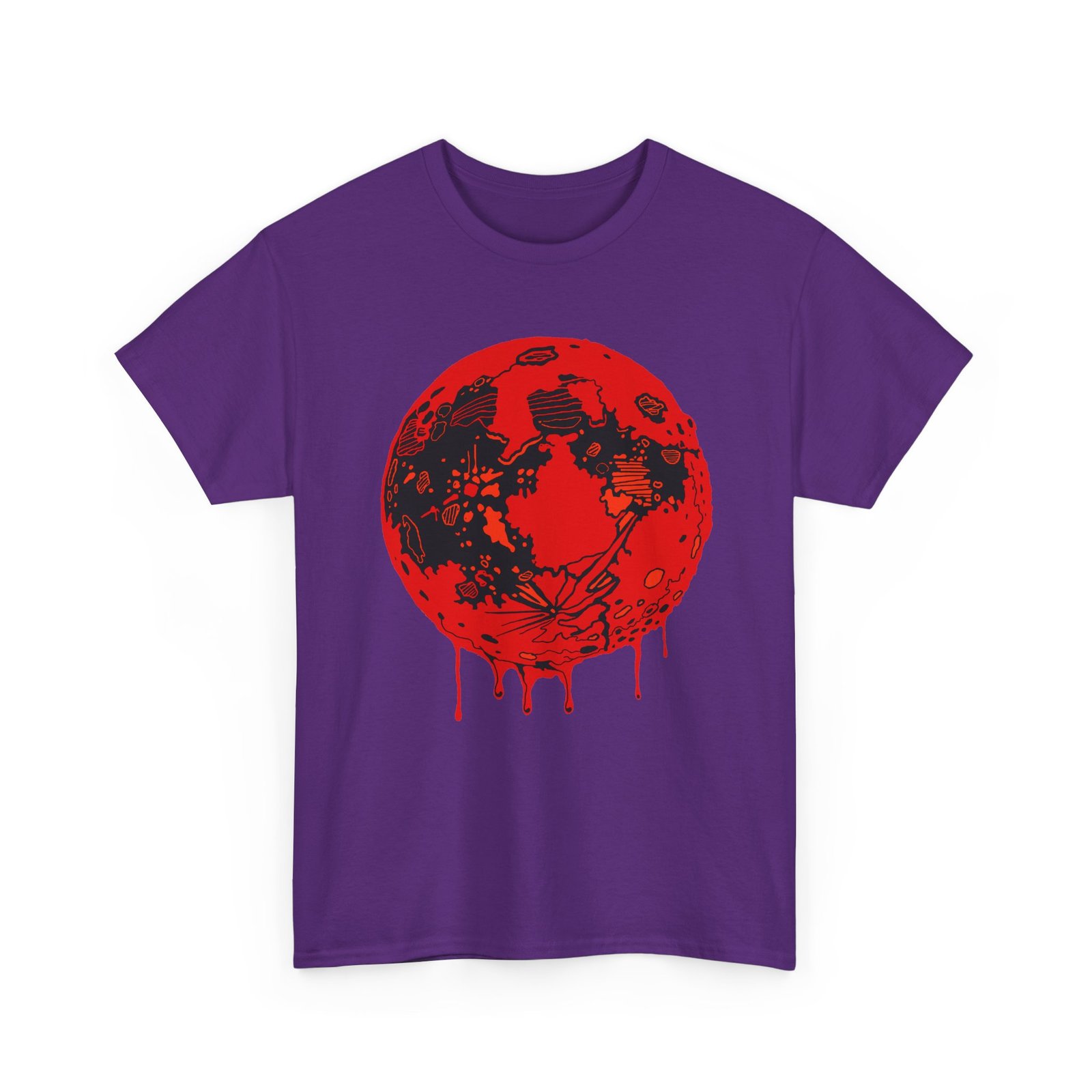 Blood Moon - Unisex – Gothic - Red Lunar Eclipse - Horror Shirt - Image 14