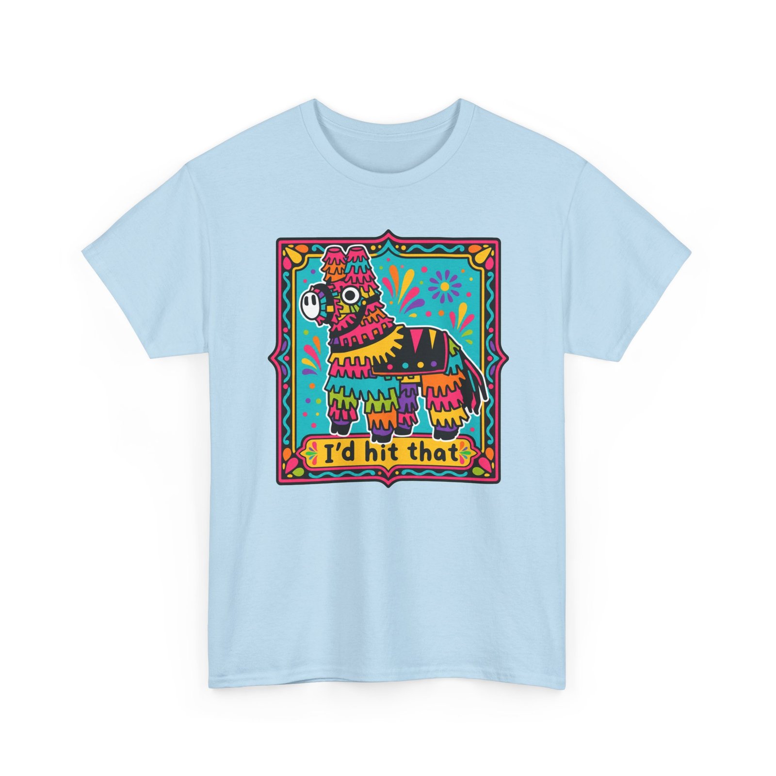 I’d Hit That – Unisex Funny Llama Piñata T-Shirt - Image 25