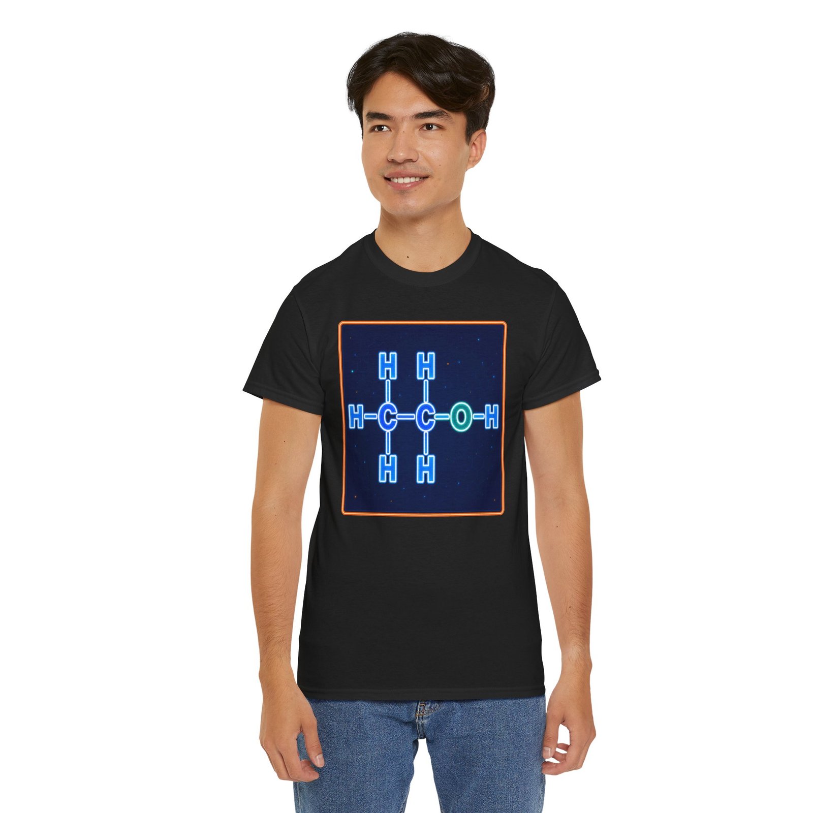 Alcohol Molecule – Unisex T-Shirt – Chemistry With a Twist - Image 7