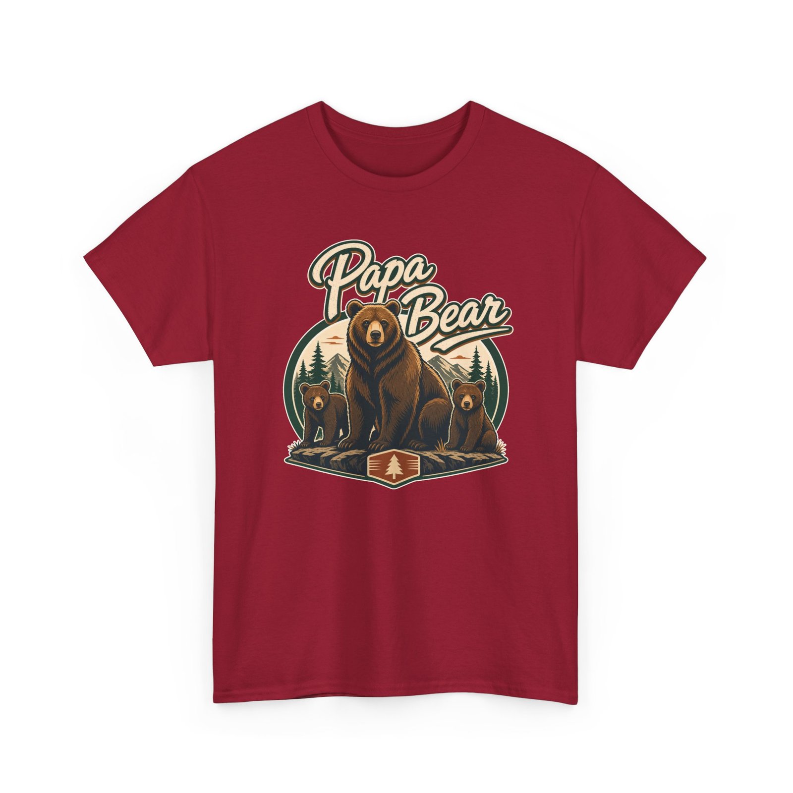 Papa Bear – Unisex T-Shirt – Proud Protector of the Den - Image 23