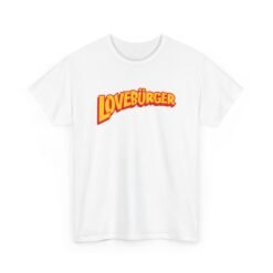 Loveburger Band Logo – Unisex T-Shirt – Rock the Burger - Image 19