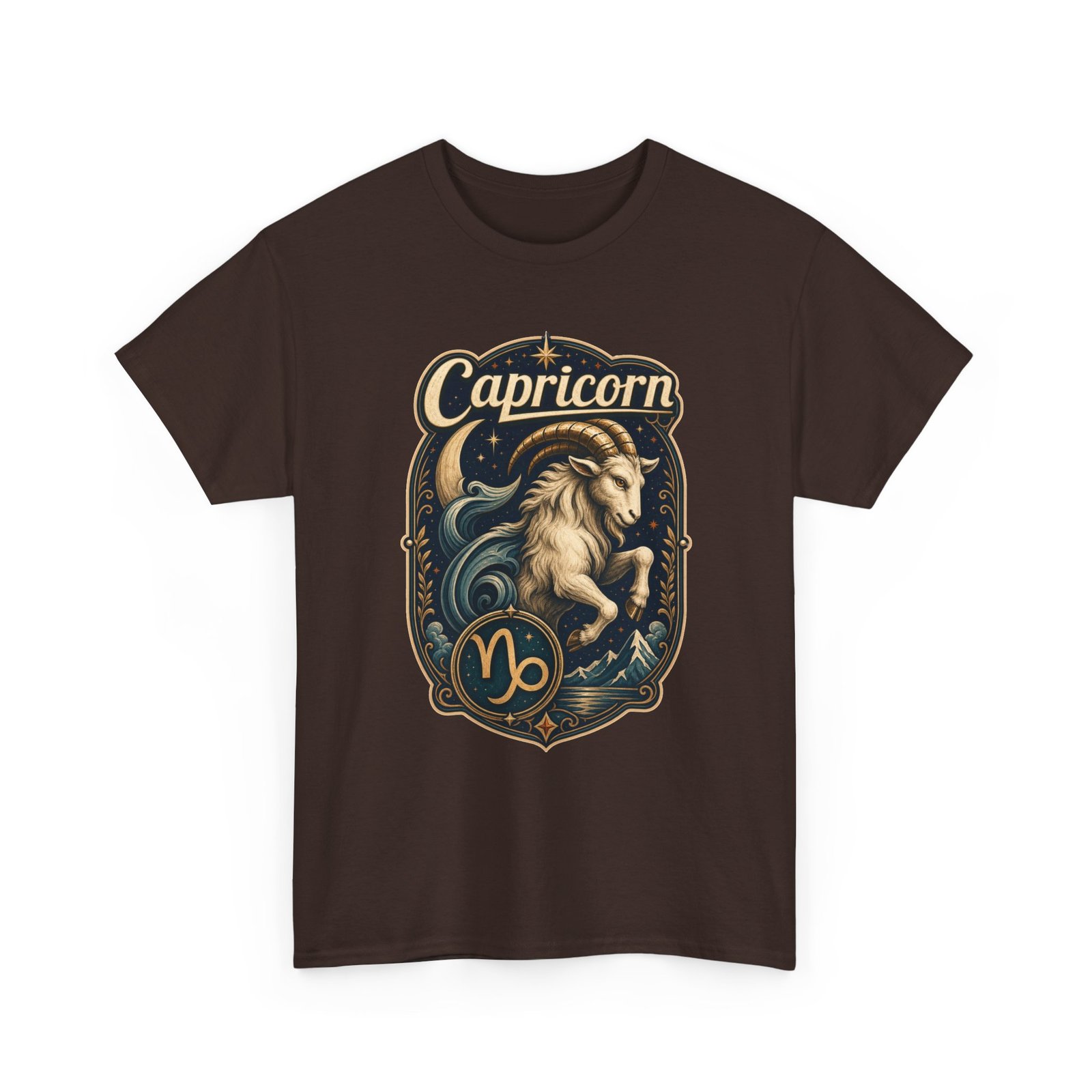 Capricorn Zodiac - Unisex T-Shirt – Sea-Goat, Astrology and Earth Sign - Image 11