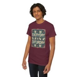 Everyday Is Caturday – Unisex T-Shirt – Feline Festive Vibes - Image 11