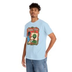 "Happy Tree" Unisex T-Shirt – Peace, Paint, and Positivity - Image 8
