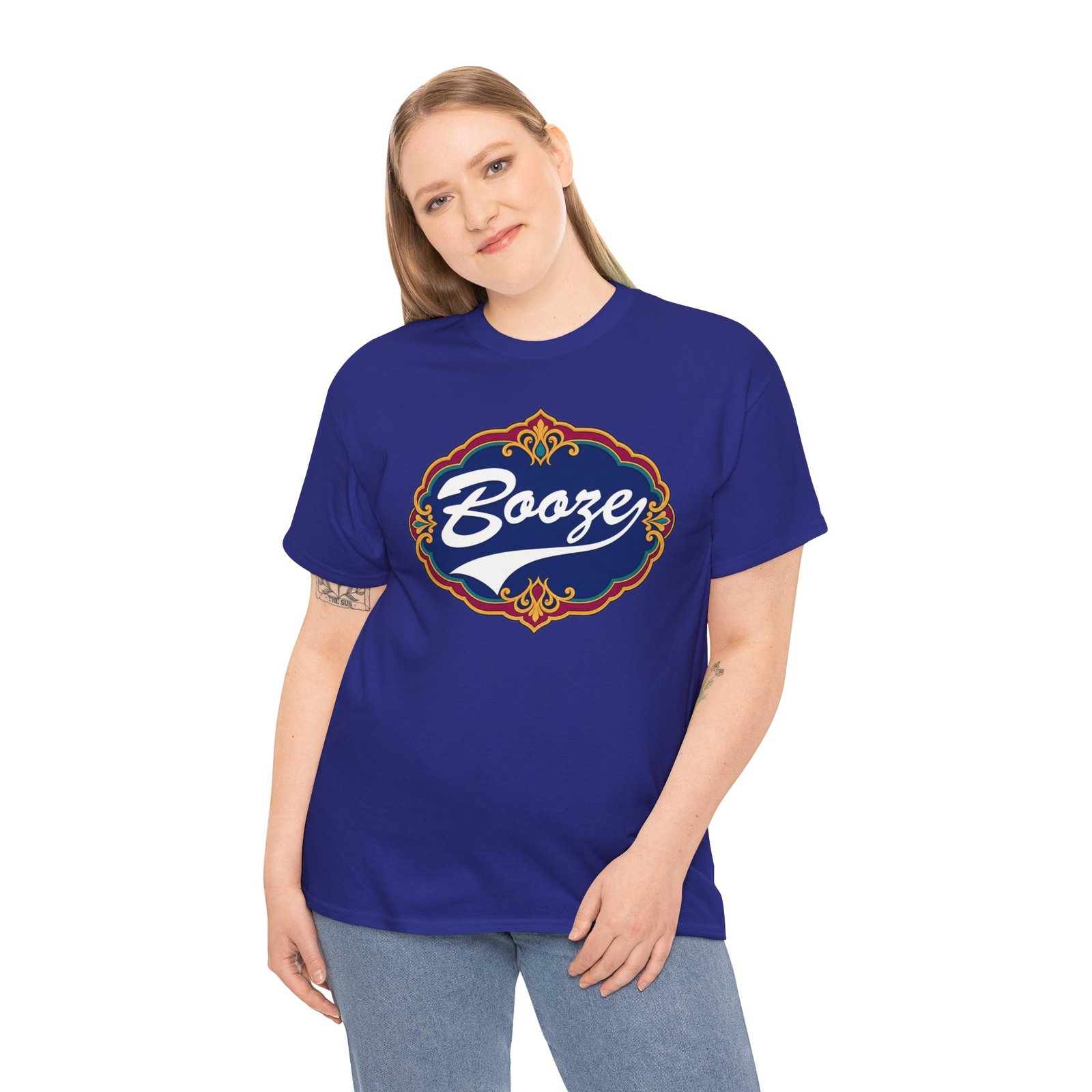 Booze – Unisex T-Shirt – Keep It Simple, Keep It Spirited - Image 6
