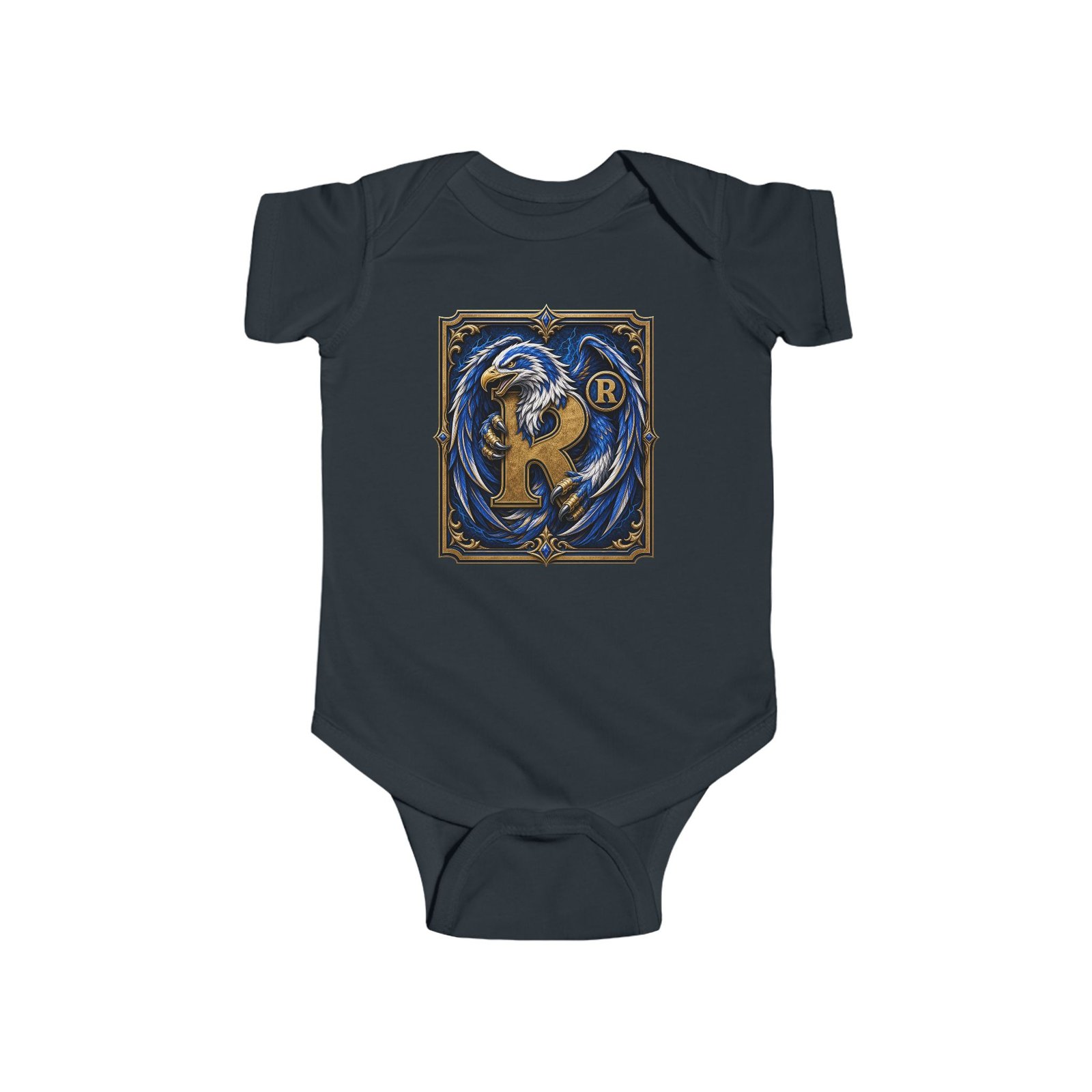 House of Eagle – Baby Bodysuit – Tiny Wizard, Big Curiosity - Image 4