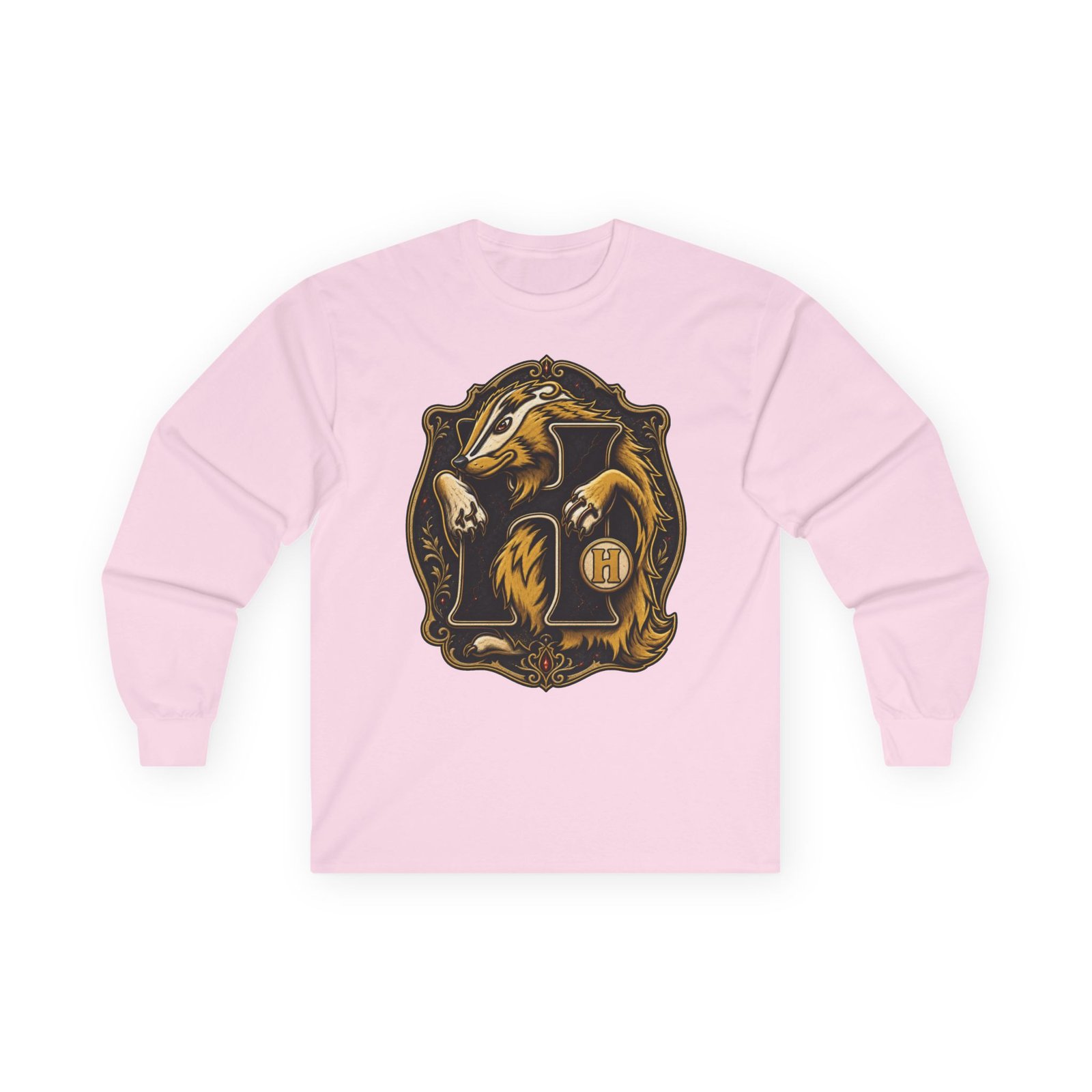 House of Badger – Ultra Cotton Unisex Long Sleeve T-Shirt – Wizarding School Pride - Image 12