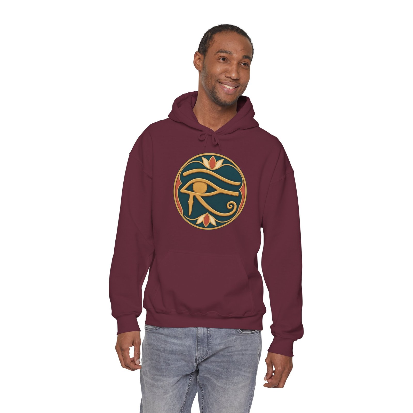 Eye of Horus - Unisex Hoodie – Ancient Egyptian Symbol and Mythology Sweatshirt - Image 13