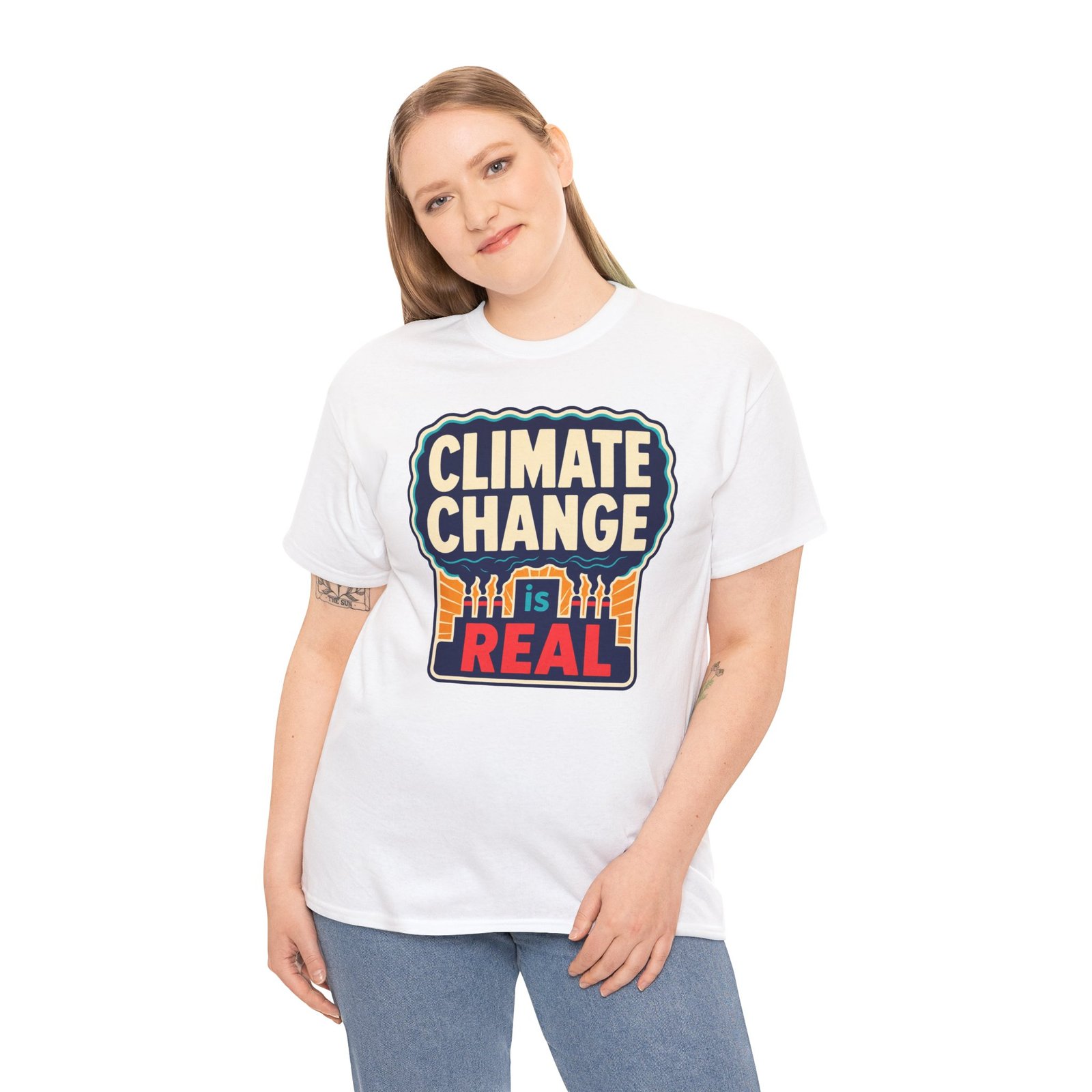 Climate Change Is Real - Unisex T-Shirt – A Message in the Smoke - Image 7