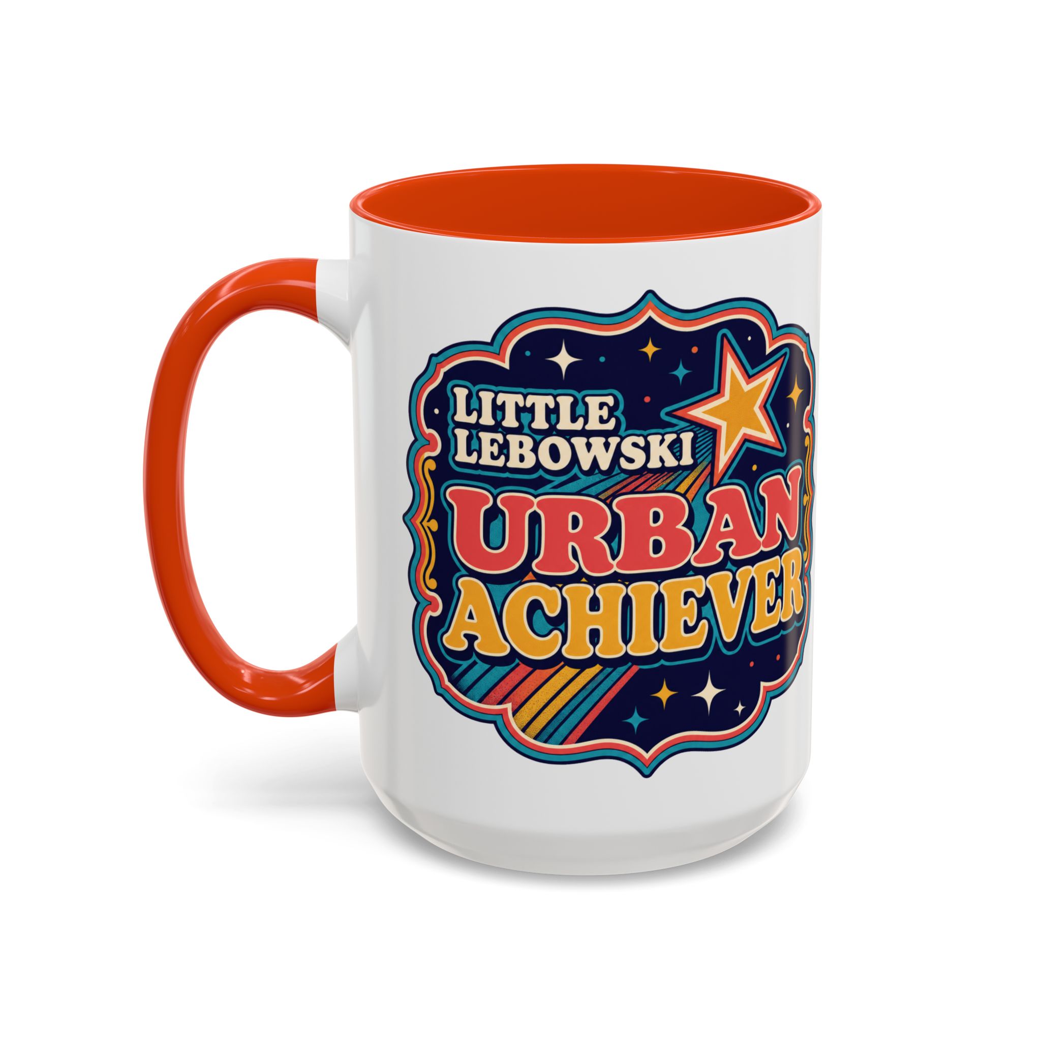 Little Lebowski Urban Achiever – Accent Color Mug – Modest Goals, Strong Coffee - Image 40