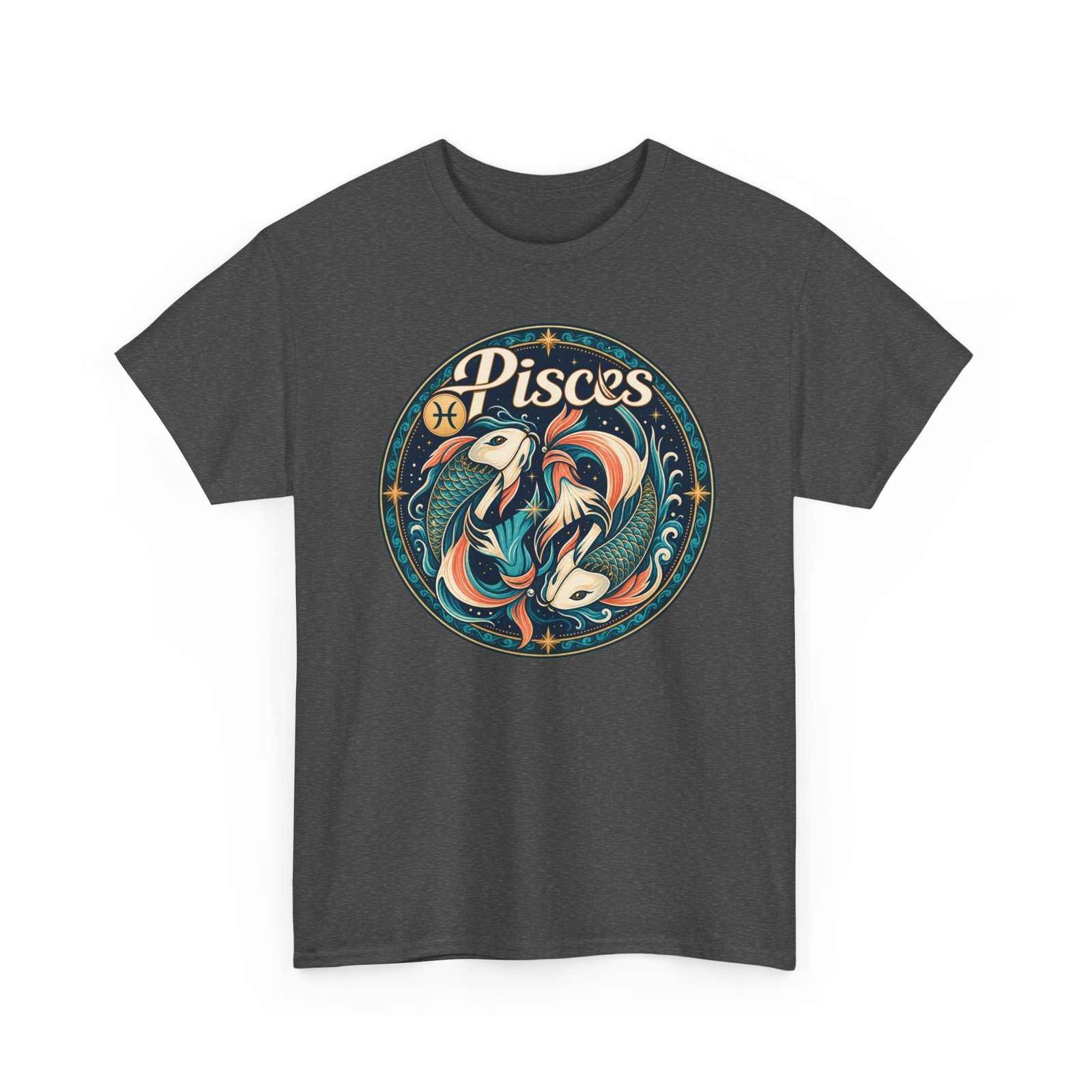 Pisces Zodiac - Unisex T-Shirt – Dream Deep, Flow Freely - Image 18