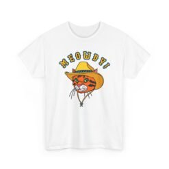 Meowdy! Cowboy Cat – Unisex T-Shirt – Howdy, Purrtner - Image 19