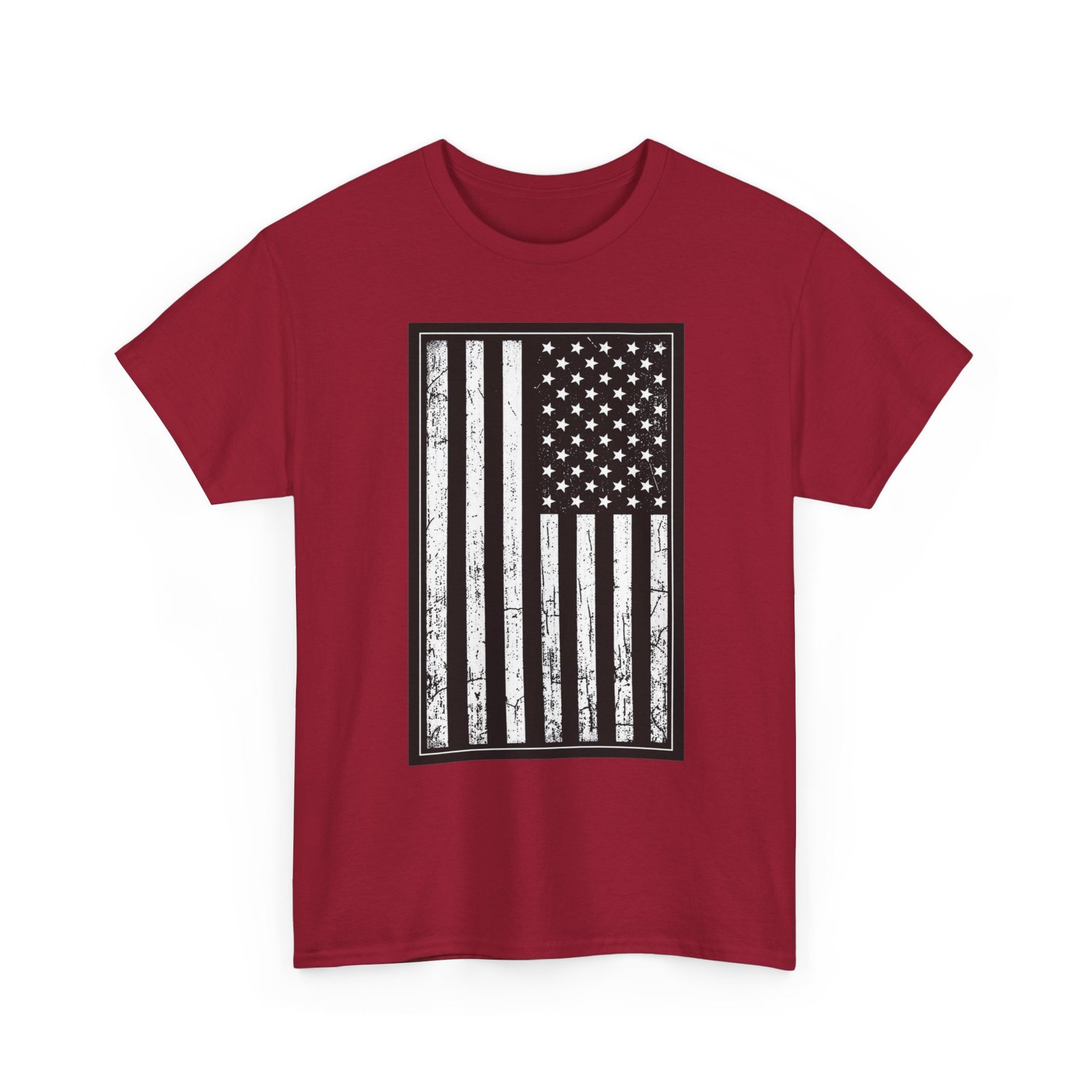 Distressed U.S. Flag – Unisex T-Shirt – Bold, Classic, American - Image 29