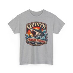 Quint’s Shark Fishing – Unisex T-Shirt – Amity’s Finest Shark Hunter - Image 15