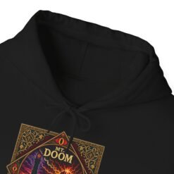 Mount Doom and Eye of Sauron – Unisex Hoodie – Welcome to Mordor - Image 4