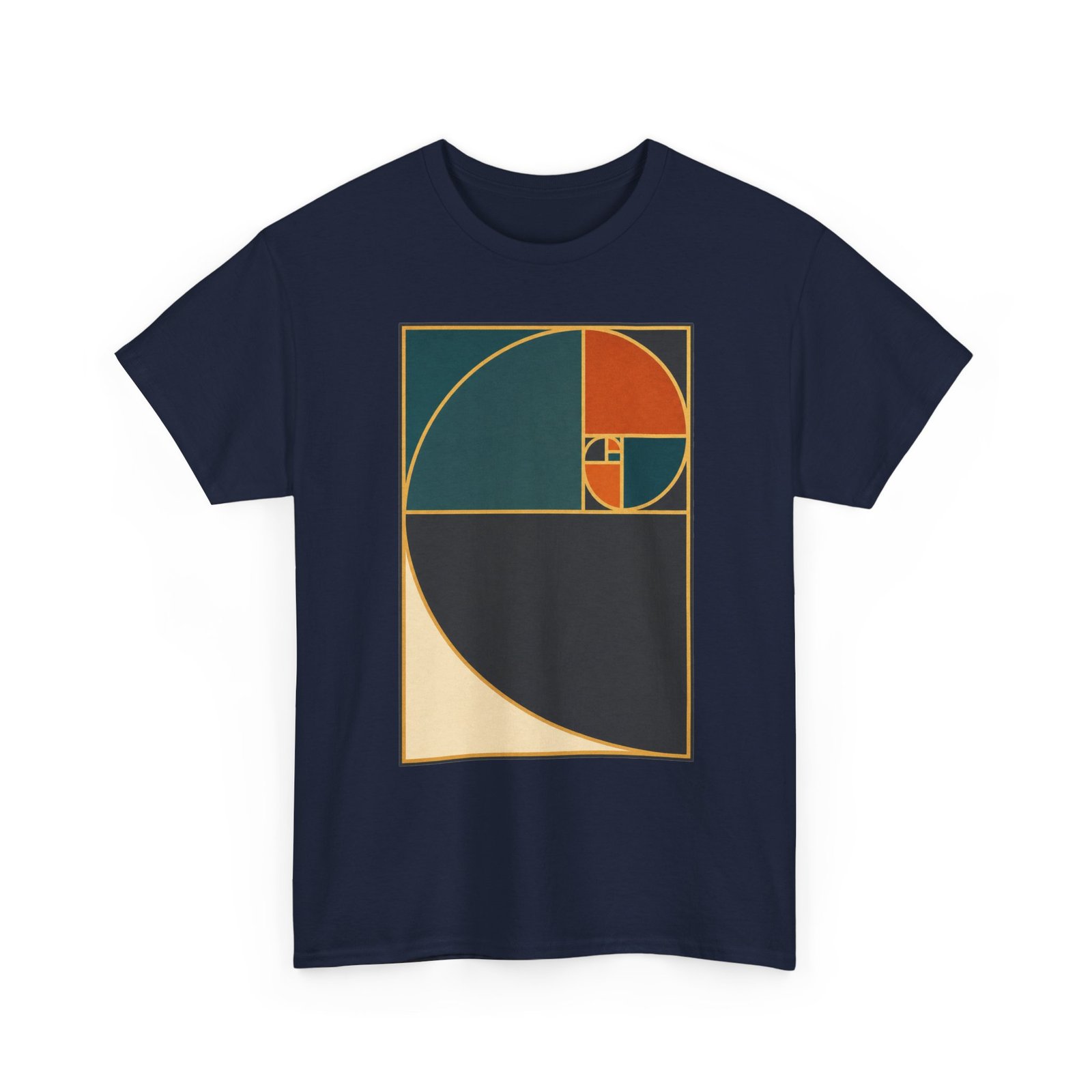 Golden Ratio Spiral – Unisex T-Shirt – Where Mathematics Meets Art - Image 17